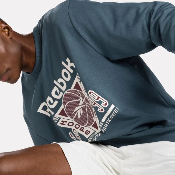 Classic Basketball Graphic Sweatshirt