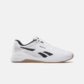 White/Black/Reebok Rubber Gum