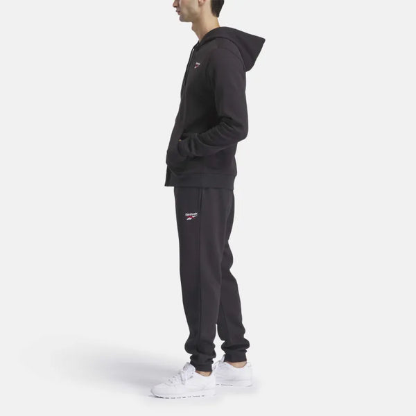 Sweat à capuche zippé en polaire avec petit logo Reebok Identity