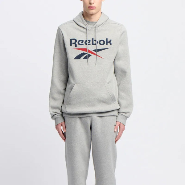 Reebok Felpa Reebok Identity con cappuccio e logo grande