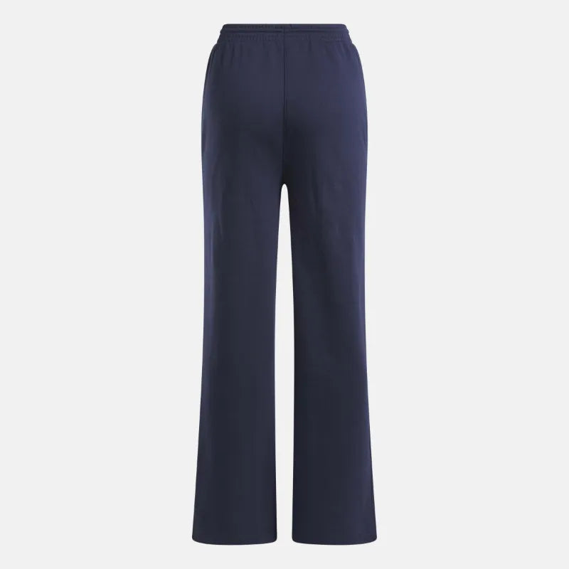 Identity Small Logo Fleece Wide Leg Pants