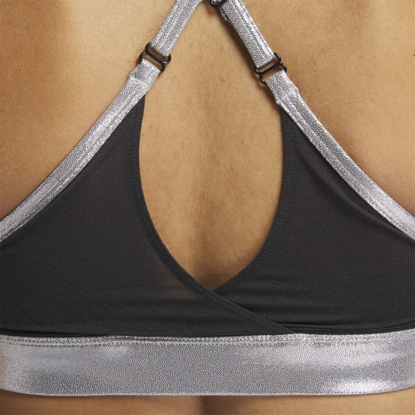 Lux Chrome Strappy Bra