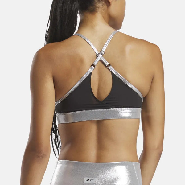 Lux Chrome Strappy Bra