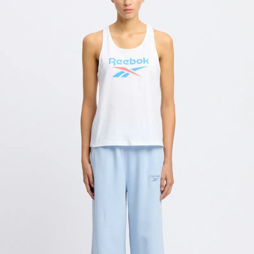 Camiseta de tirantes Reebok Identity con logo grande