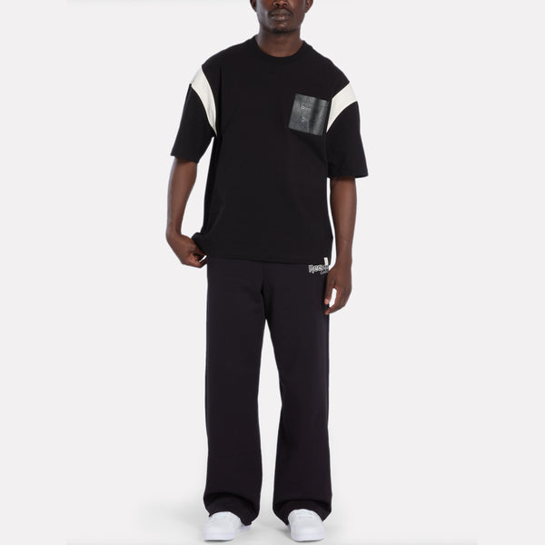 Short Sleeved Contrast Shoulder T-Shirt