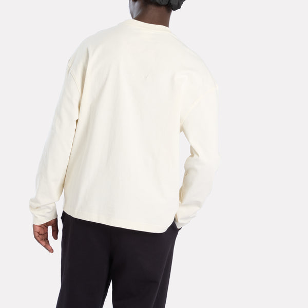 Long Sleeved Leather Pocket Tee