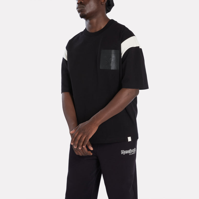 Short Sleeved Contrast Shoulder T-Shirt