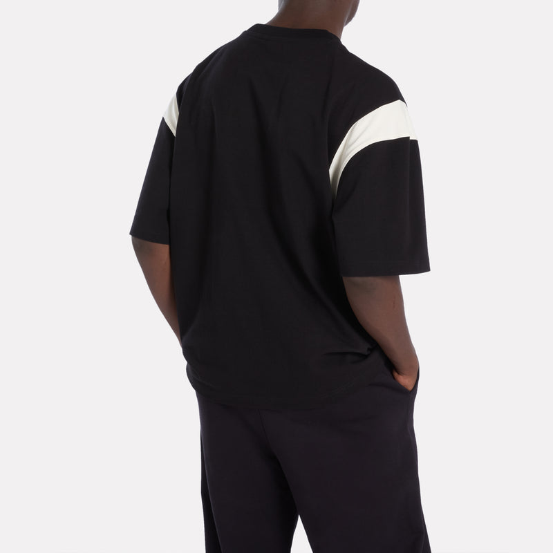 Short Sleeved Contrast Shoulder T-Shirt