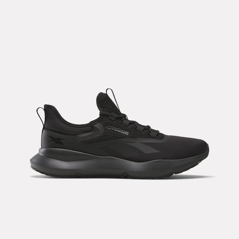 Reebok City Ride Black Reebok Cityride Men's Sneaker on a light gray background