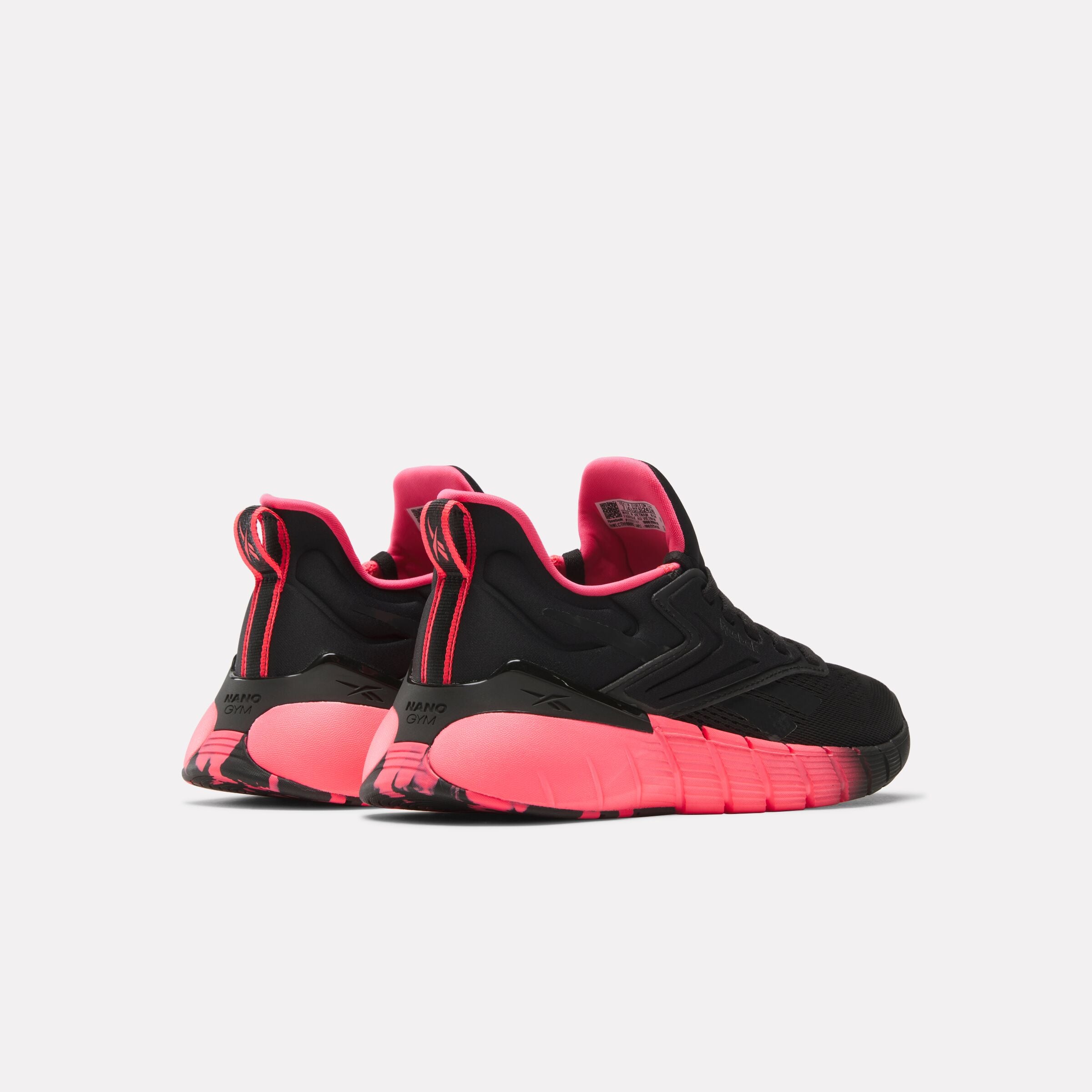 Reebok Nano Gym Womens Universal Running Shoes in Black/Pink Blast