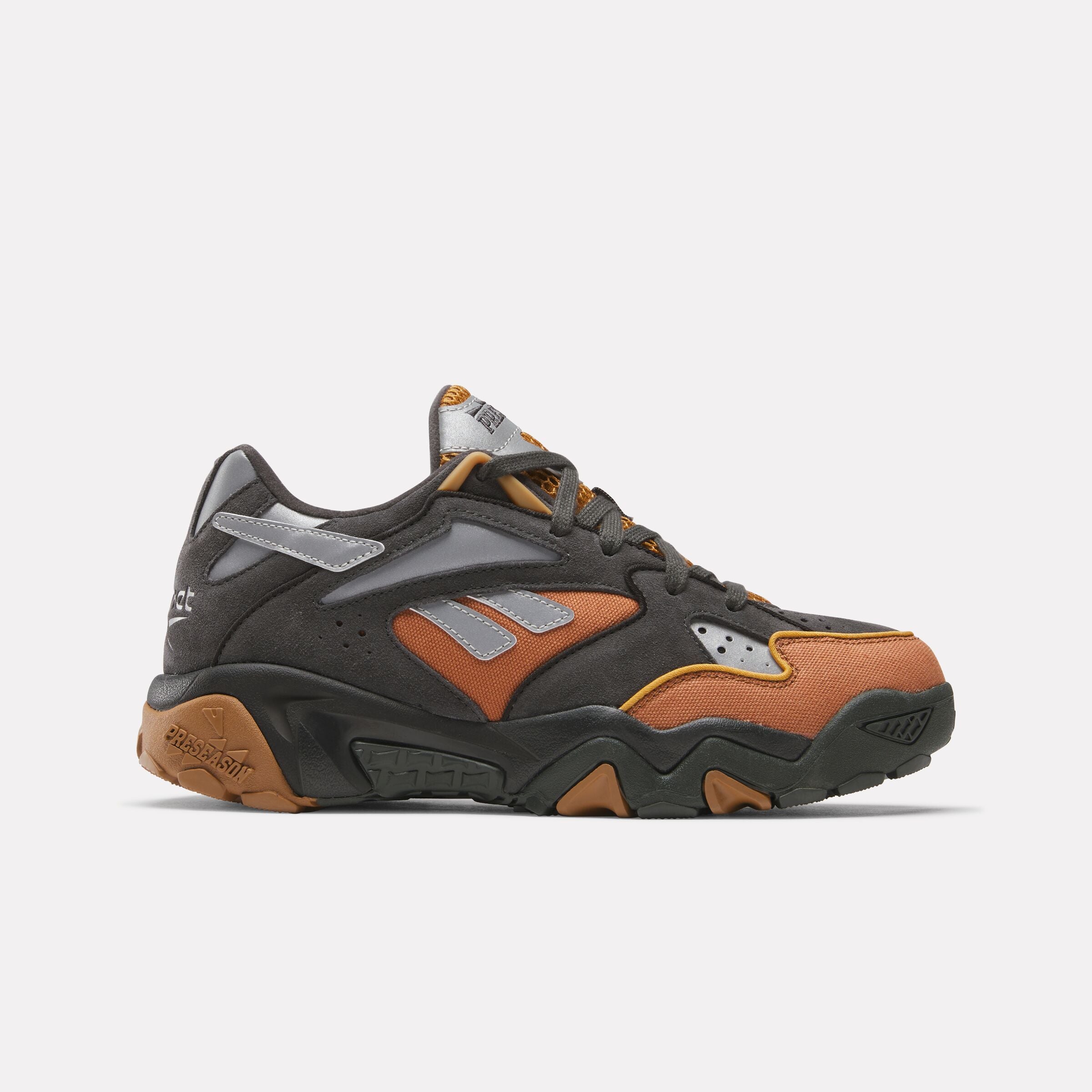 【R&B】Race Brown Tender Love Reebok Preseason 94 Low Unisex Basketball Universal Sneakers in