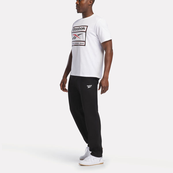 ID Leg Logo Open Hem Fleece Men's Joggers