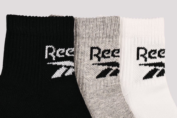 3 Pairs Classic Core Ankle Sock