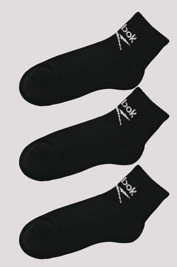3 Pairs Classic Core Ankle Sock