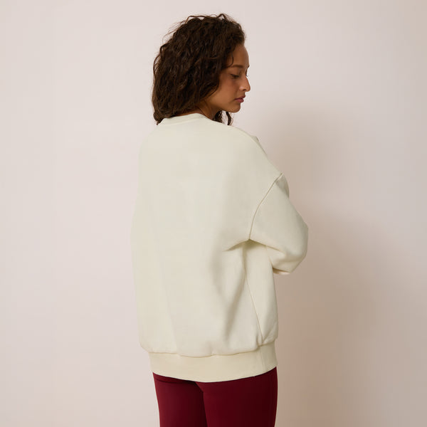 Reebok x Rouje Diana Damen Oversize-Rundhals-Sweatshirt